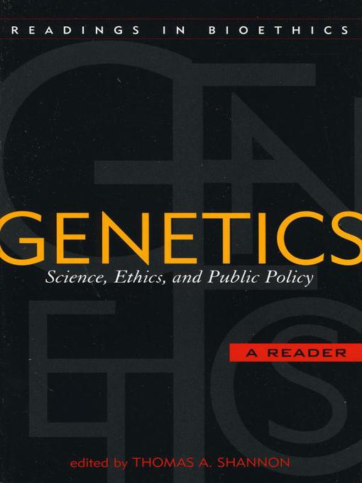 Title details for Genetics by Thomas A. Shannon - Available
